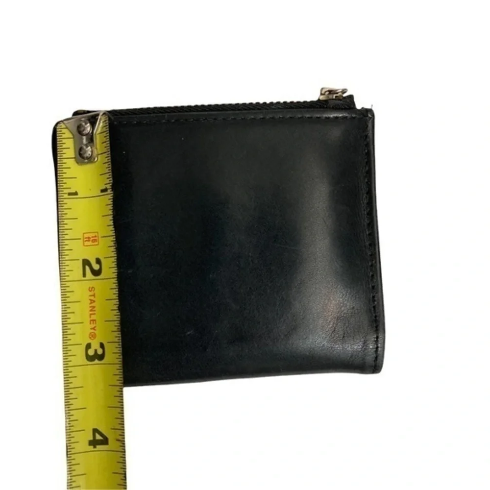 Vintage black leather wallet